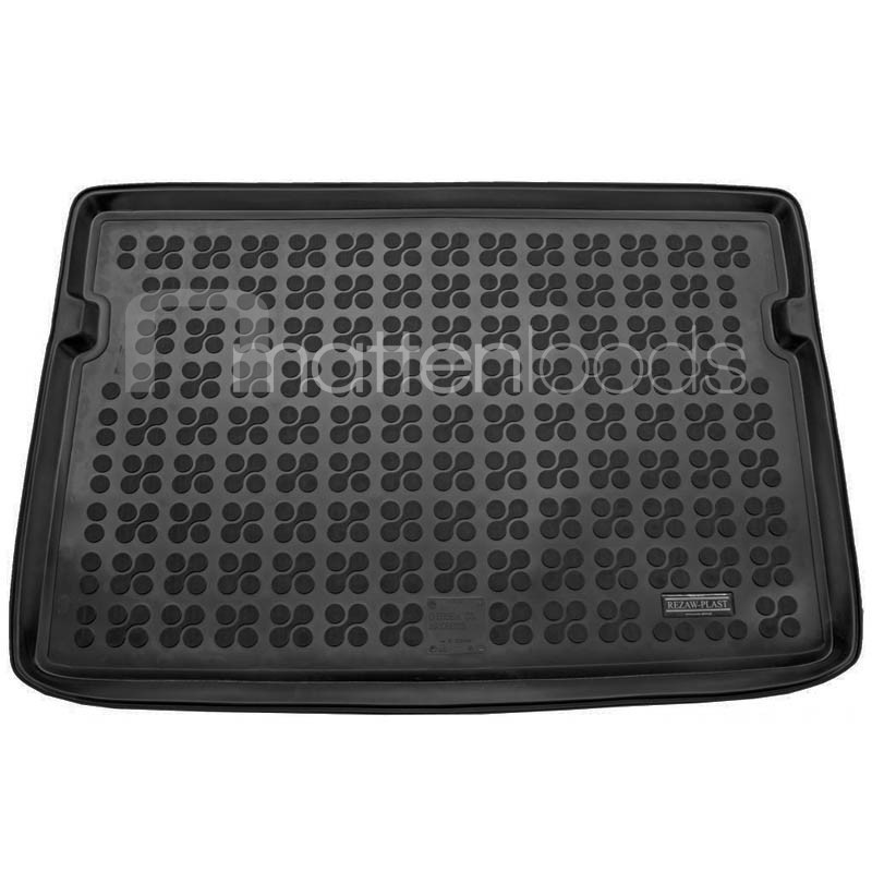 Rubber kofferbakmat geschikt voor - Citroen C3 2010-2016. Voor de modellen met thuiskomer