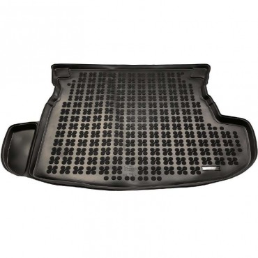 Rubber kofferbakmat Mitsubishi Outlander met reservewiel onder de auto met en zonder subwoofer 2012-heden