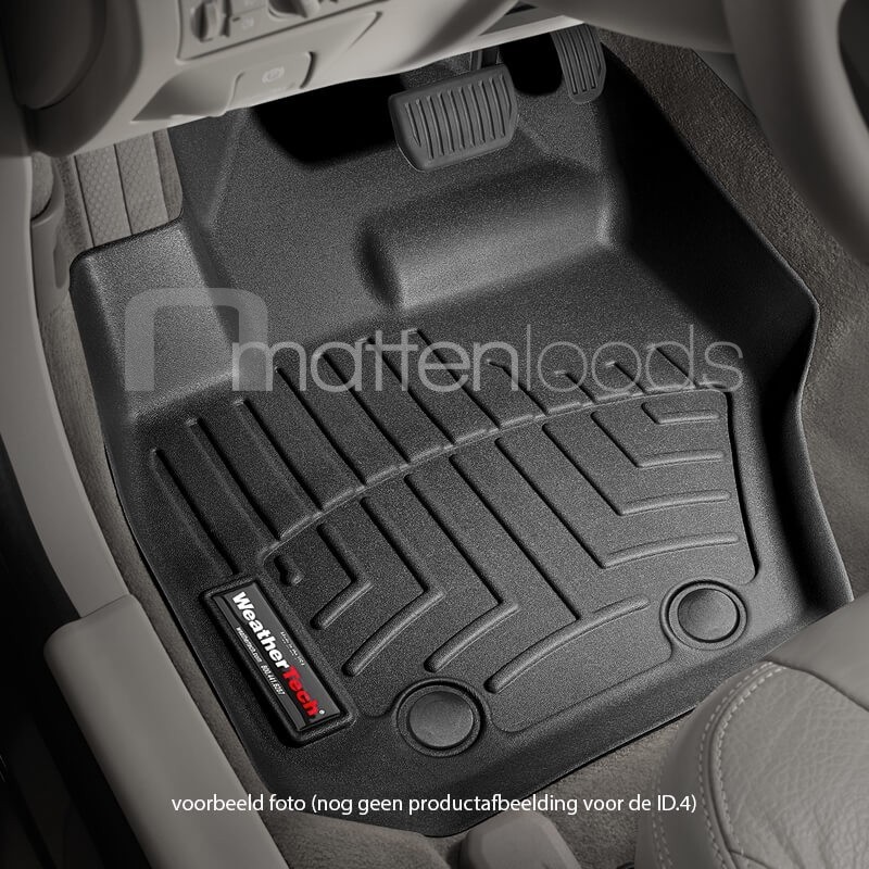 Volkswagen 2GA06150282V Rubberen Vloermatten Premium All Weather Matten 2x Voor Zwart Met T Roc Opschrift 625607900