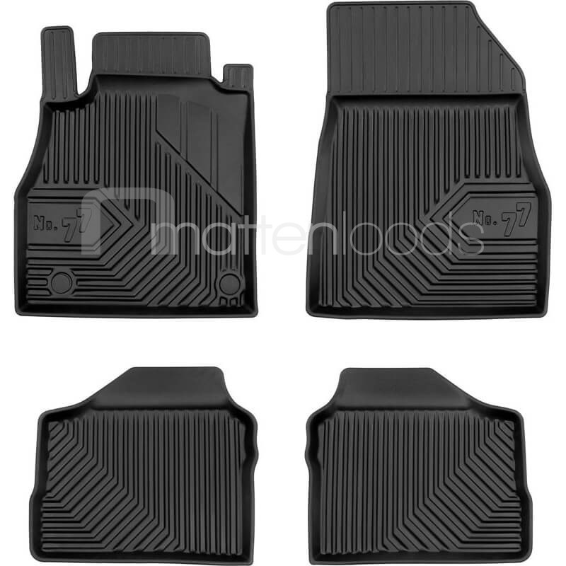 M MOTOS Rubberen automatten en kofferbakmat set voor Nissan Micra V K14 sinds 2016. Verbeter je reiscomfort met de antislip automat - vloermatten voor