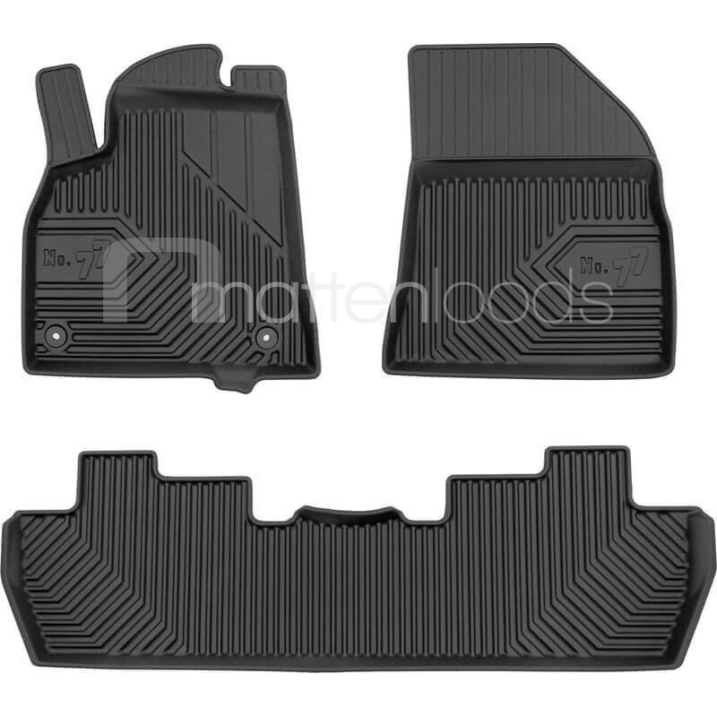 Universal Large Heavy Duty Rubber Mats Peugeot 5008 2009-2016