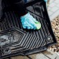 Rubber matten Fiat 500 eenvoudig schoonmaken