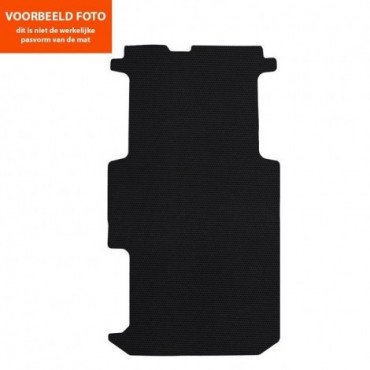 Laadvloermat rubber (traanplaat motief) Mercedes Vito L2 dubbel cabine 2004-2014