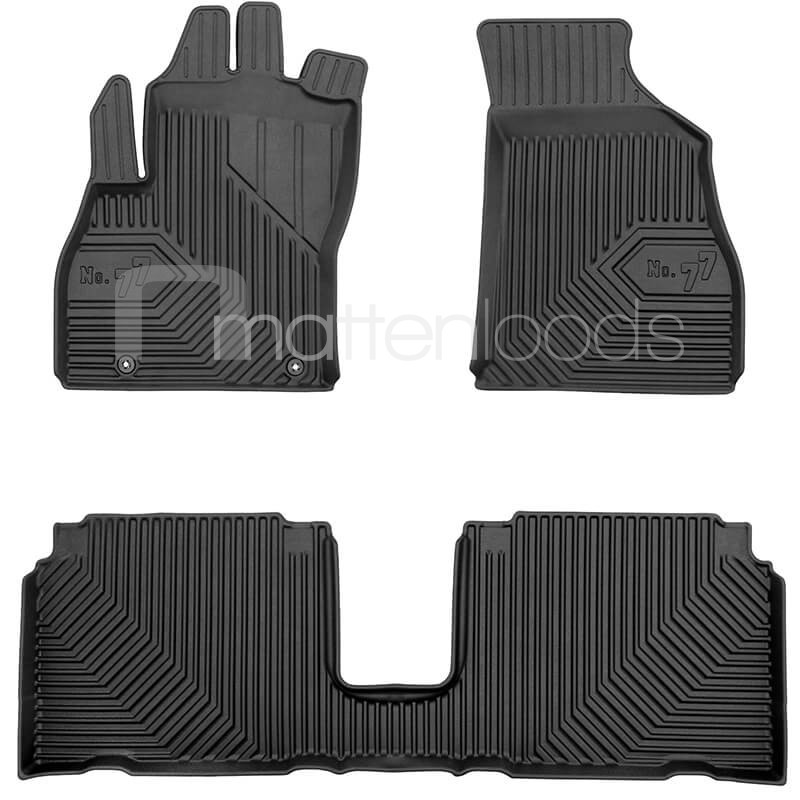 Volkswagen 2GC06150082V Alfombrillas de Goma para Todas Las Condiciones climáticas, 4 Alfombrillas de Goma, para VW T-ROC Cabrio