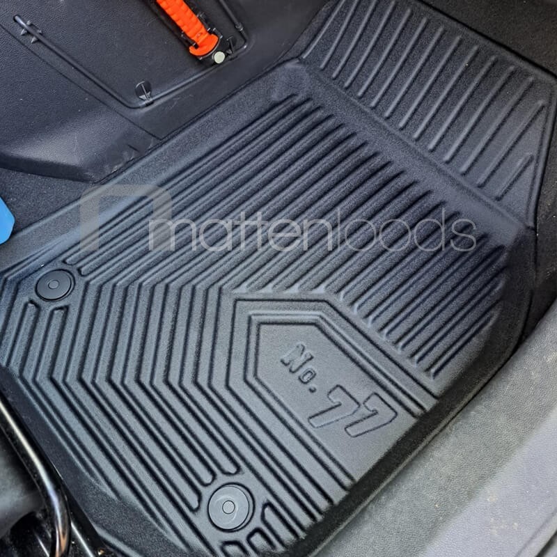 Set 4 Tappetini moto-MOLTICO per Opel Zafira B 2005-2011 Nero e Beige